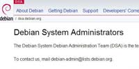 Debian System Administrators