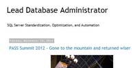Lead Database Administrator
